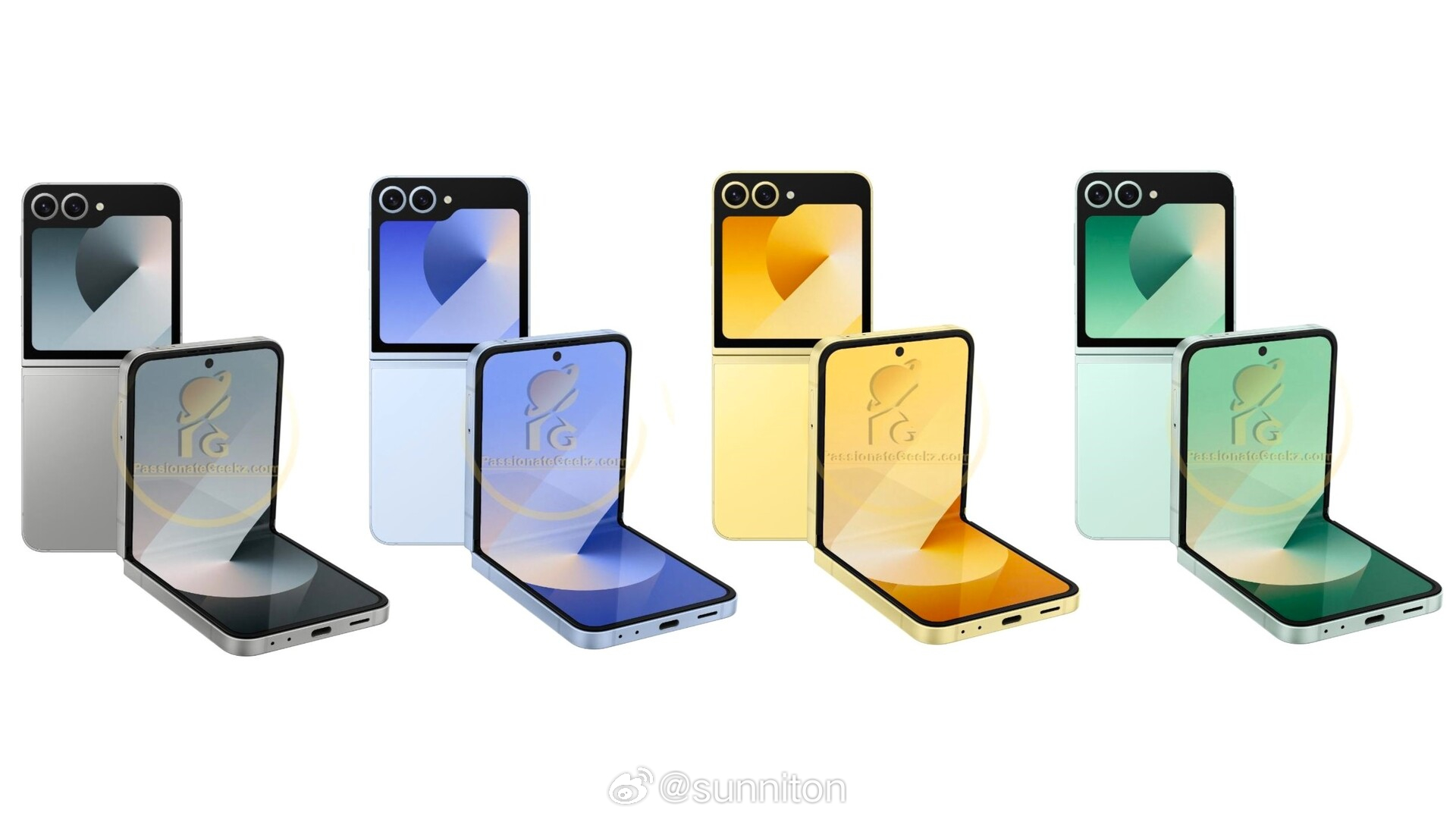 淺藍色款式挺清新好看：Samsung Galaxy Z Flip6 更多官方宣傳圖曝光！ 4